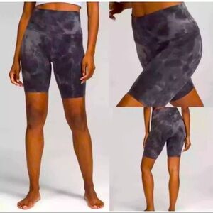 Lululemon Align HR Short 6”L Size 2 Diamond Dye Pitch Graphite Grey